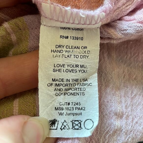 Show Me Your Mumu Val Jumpsuit Striped M - Picture 8 of 9